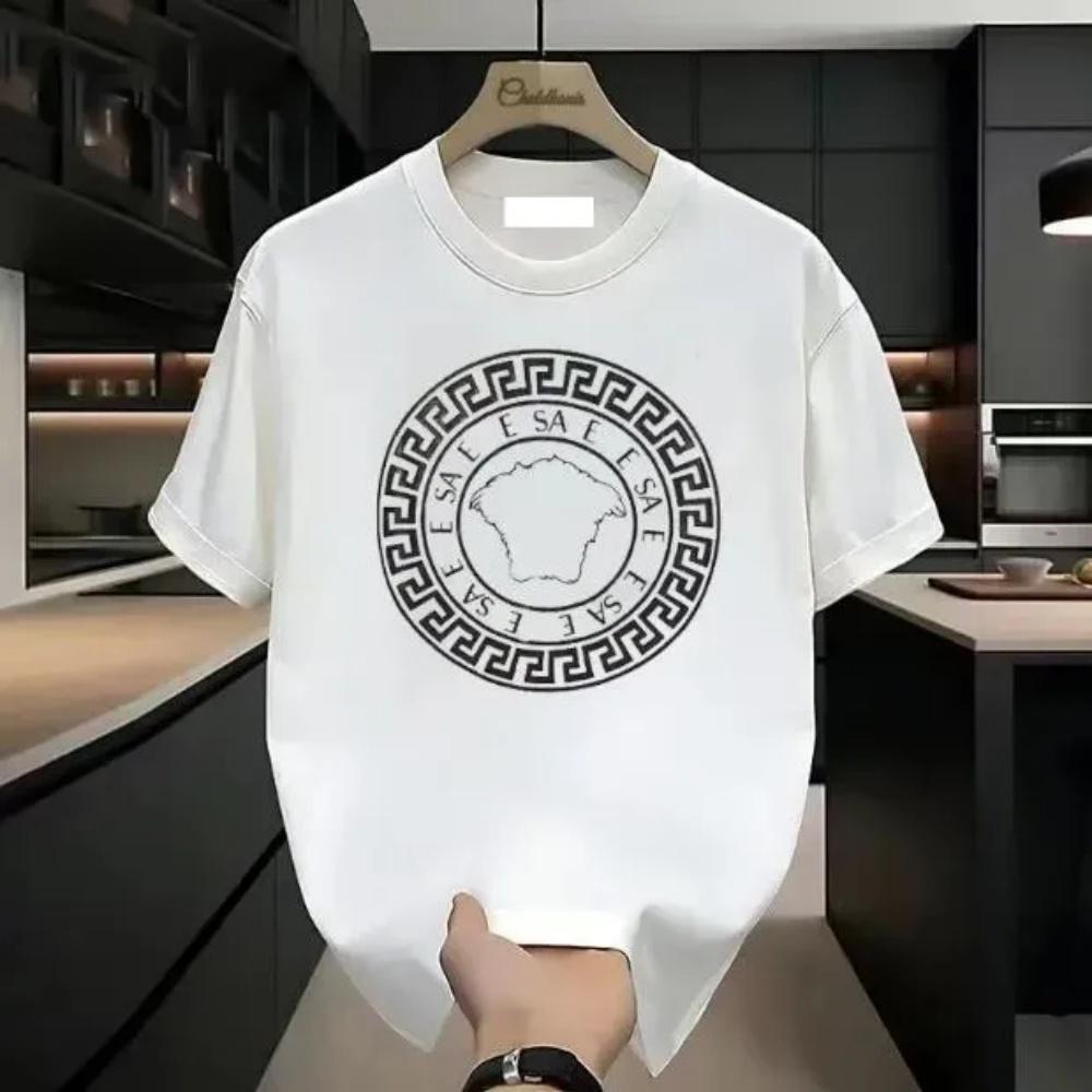 2025 Unisex Men s & Women s Casual T-Shirt with Cartoon Letter Design - Ideal for Everyday Wear# 28 S чёрный