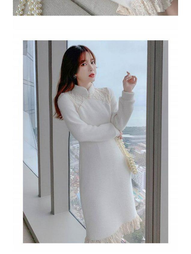 Winter 2025 Chinese-Style Petite Cheongsam: Elegant, Slimming Inner Layer Skirt