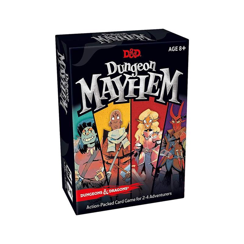 "Dungeon Mayhem" Is a Strategic Card Game for Kids, Featuring Wild Monsters, All In English.
