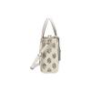 Gucci GG Embossed White Leather Cutout Detail Tote Bag With Removable Shoulder Strap For Unisex Luxury Daily Use