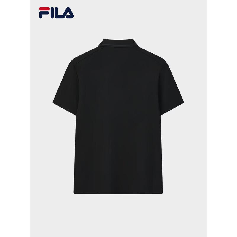 FILA Men's Knitted Short-Sleeve Polo Shirt