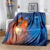 Animation Grizzy und die Lemminge Serie Flanelldecke Sofa Bett Nickerchen Kinderzimmer Dekorative Tagesdecke