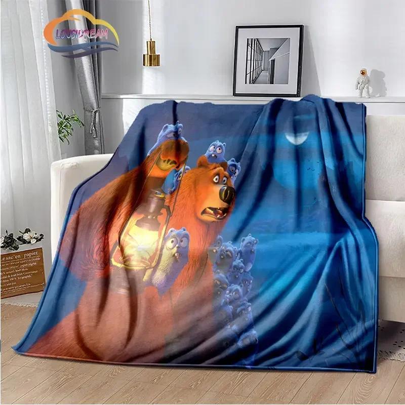 Animation Grizzy und die Lemminge Serie Flanelldecke Sofa Bett Nickerchen Kinderzimmer Dekorative Tagesdecke
