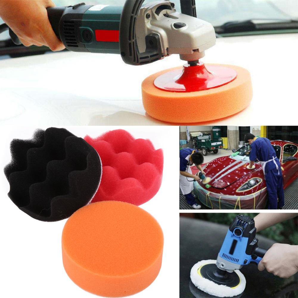 12PCS Universal Buffing Pad Kit Reusable Drill Buffing Pad New Polishing Pads Kit Car Polishing