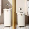 Creative 12L Bathroom Narrow Slit Trash Can with Handle Cover Home Toilet Kitchen Large Capacity Waterproof Odor Proof Trash Can