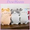 Cute Cartoon Tri Color Cat Plush Toy Pillow For Girls Bedside Comfort And Sleep