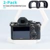 JJC Camera Eyecup Eyepiece Viewfinder for Sony A7 III A7 II A7 A7R IV A7R III A7S II A7S A99 II A9 A58 Camera, Soft Silicone Eye Cup Replacement of