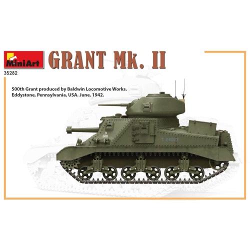 Miniart 1/35 British Grant Mk.2 Plastic Model MA35282