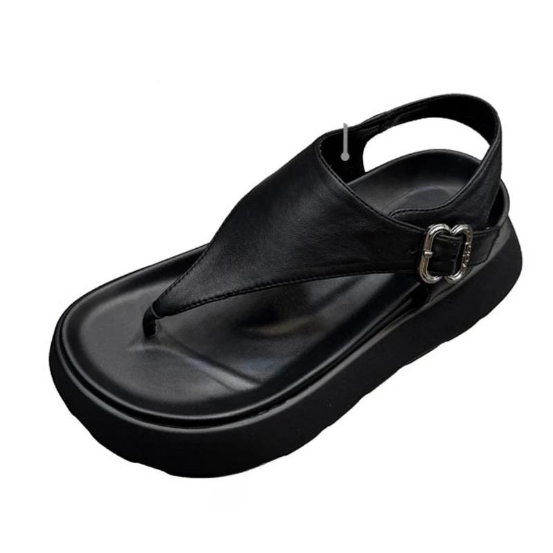 Platform Women Sandals Flats Casual Shoes Cozy Woman Slippers Slides Brand Walking Sport Chaussures Femme