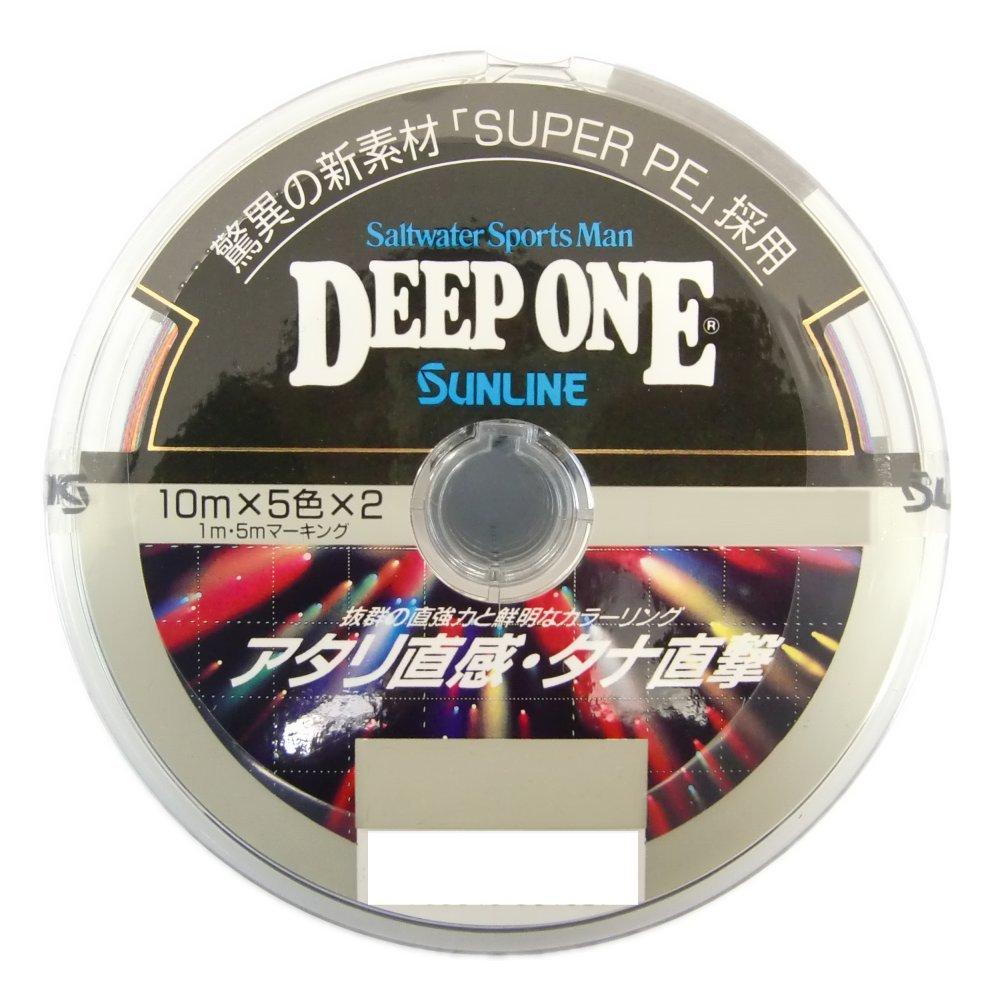 Леска SUNLINE Deep One PE 5 цветов, 100 м, Нет. 4, 50 фунтов,