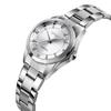 Stylish Stainless Steel Waterproof Classic Analog Quartz Casual and Simple Luxury Silver Watch for Perfect Gift Women's Wristwatch, Movement, Design,