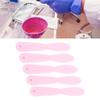 5PCS Plaster Spatula Plastic Ergonomic Design Easy to Clean Wear Resistant Mixing Stirring Spatula