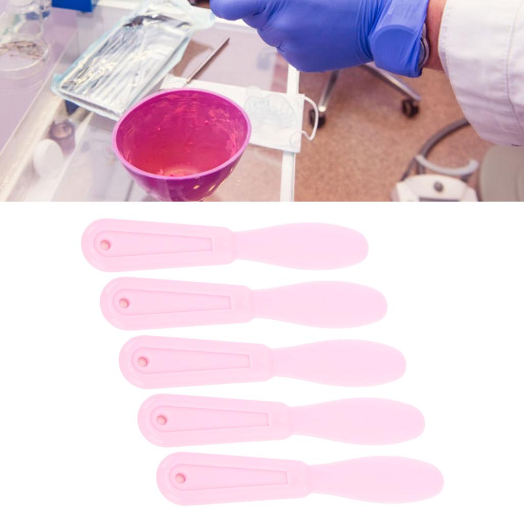 5PCS Plaster Spatula Plastic Ergonomic Design Easy to Clean Wear Resistant Mixing Stirring Spatula