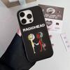 R-Radiohead Rock Band Phone Case For IPhone 17 16 15 14 13 12 11 Pro Plus Pro Max Soft Stripe Cover