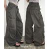 The Pink Vintage Pigment Washed Wide Cargo Pants
