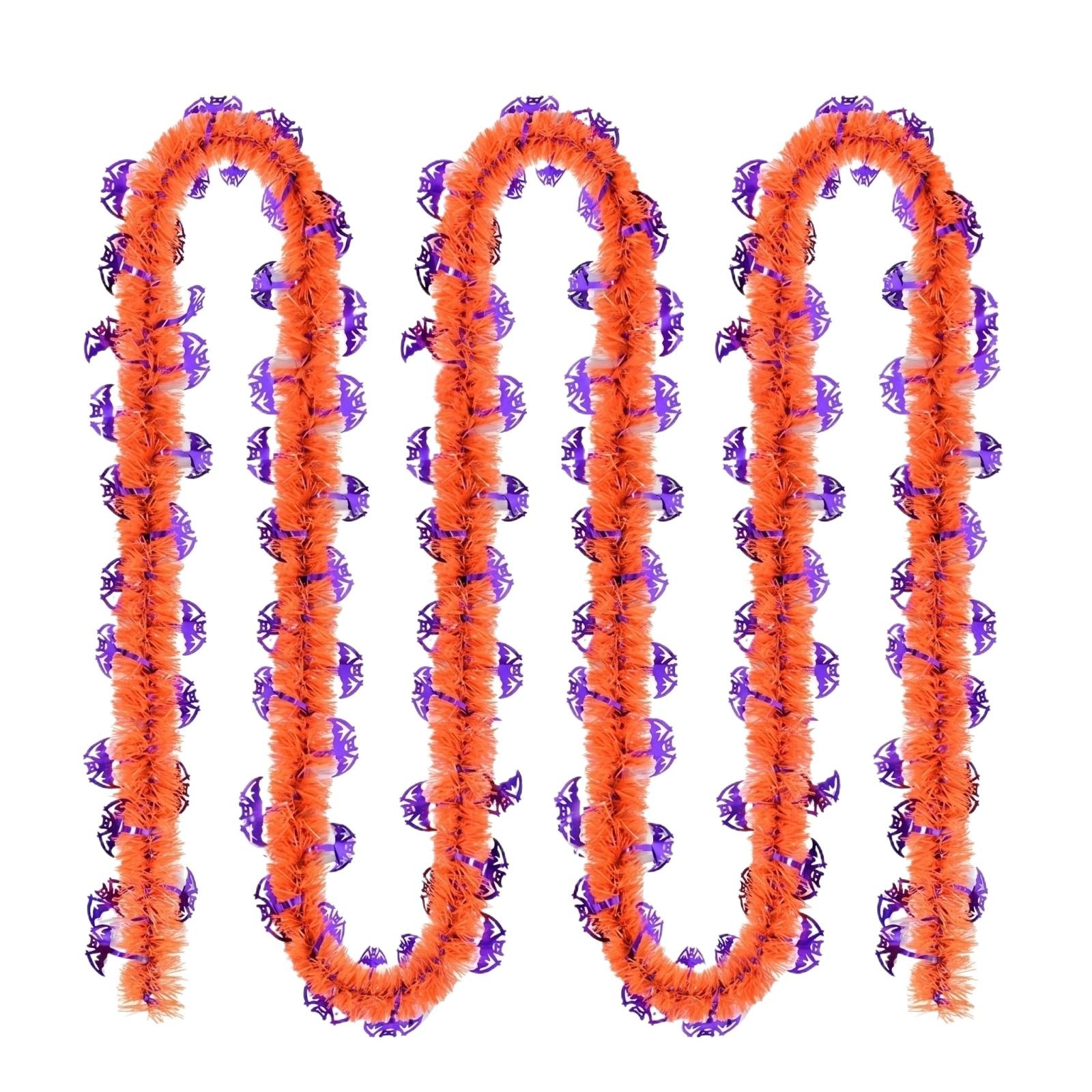 

Festive Decorative Streamers, Garlands, And Hanging Ornaments — Party Decoration & Setup Props One Size помаранчевий