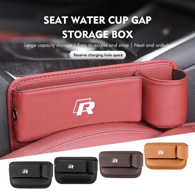 Car Seat Gap Organizer Storage Box Console Crevice Cup Holder For Volkswagen VW Mk6 CC B5 B6 B7 Golf 4 5 6 7 Scirocco Sagitar Ru0