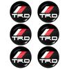 2/4/6Pcs Car Door Lock Keyhole Sticker Emblem Car Protective Sticker For Toyota TRD Racing Supra Corolla Parts Sport Yaris Grmn