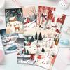 32pcs, Winter Snow Postcards, Room Decoration Stickers, Brochure Material, Souvenirs, Collectibles and Mailing