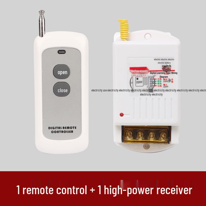High-Power Submersible Pump with Smart Wireless Remote and Light Control, 220V Multi-Channel Wiring-Free Power Supply