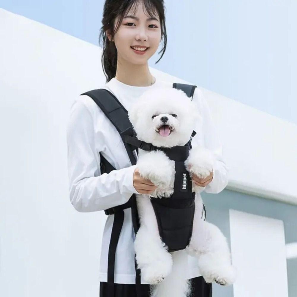 Canvas Dog Carrier Backpacks Adjustable Strap Cat Carrying Bag Pet Front Backpacks  Four Seasons