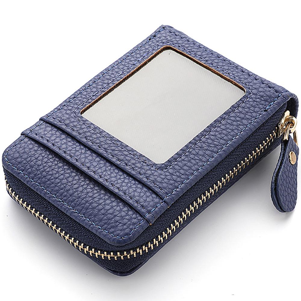Women's Accordion Card Holder: Simple, Elegant ID & Coin Purse