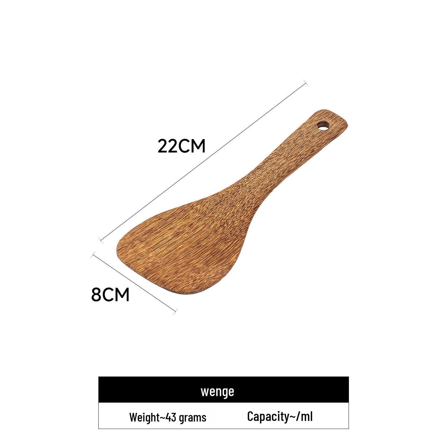 

Unlacquered Wenge Wood Non-Stick Stir-Fry Spatula – Eco-Friendly, Heat-Resistant Kitchen Utensil, Perfect Housewarming Gift