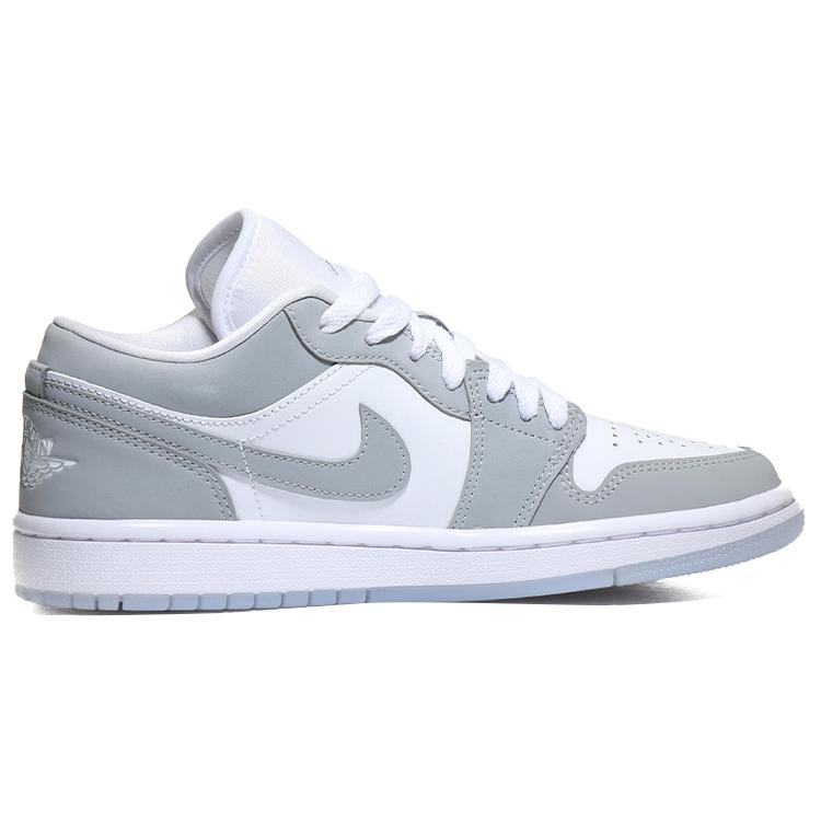 Jordan Air Jordan 1 Vintage Basketball Shoes Women's Gray White DC0774-105(Team10- QD)