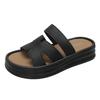 22 Spring and Summer New Sandals Sports Style One-character Open-toed Thick-soled Sandals