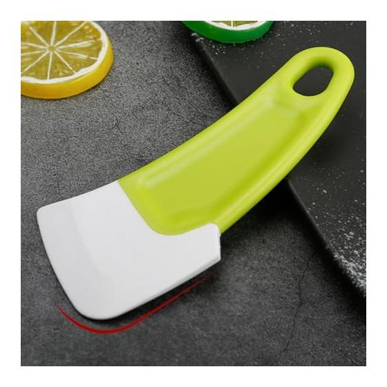 Scraper, Kitchen Silicone Spatula, Dirt Removal Scraper, Cleaning Spatula, Resin Spatula, Butter Scraper, Heat Resistant, For Dish Washing, Pot