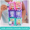 Gabby's Dollhouse Clip-On Playset (3-Piece Set) Includes Cake Pan, Baby Box, Mercat Toy Figure, and Dollhouse Accessories, Ages 3+