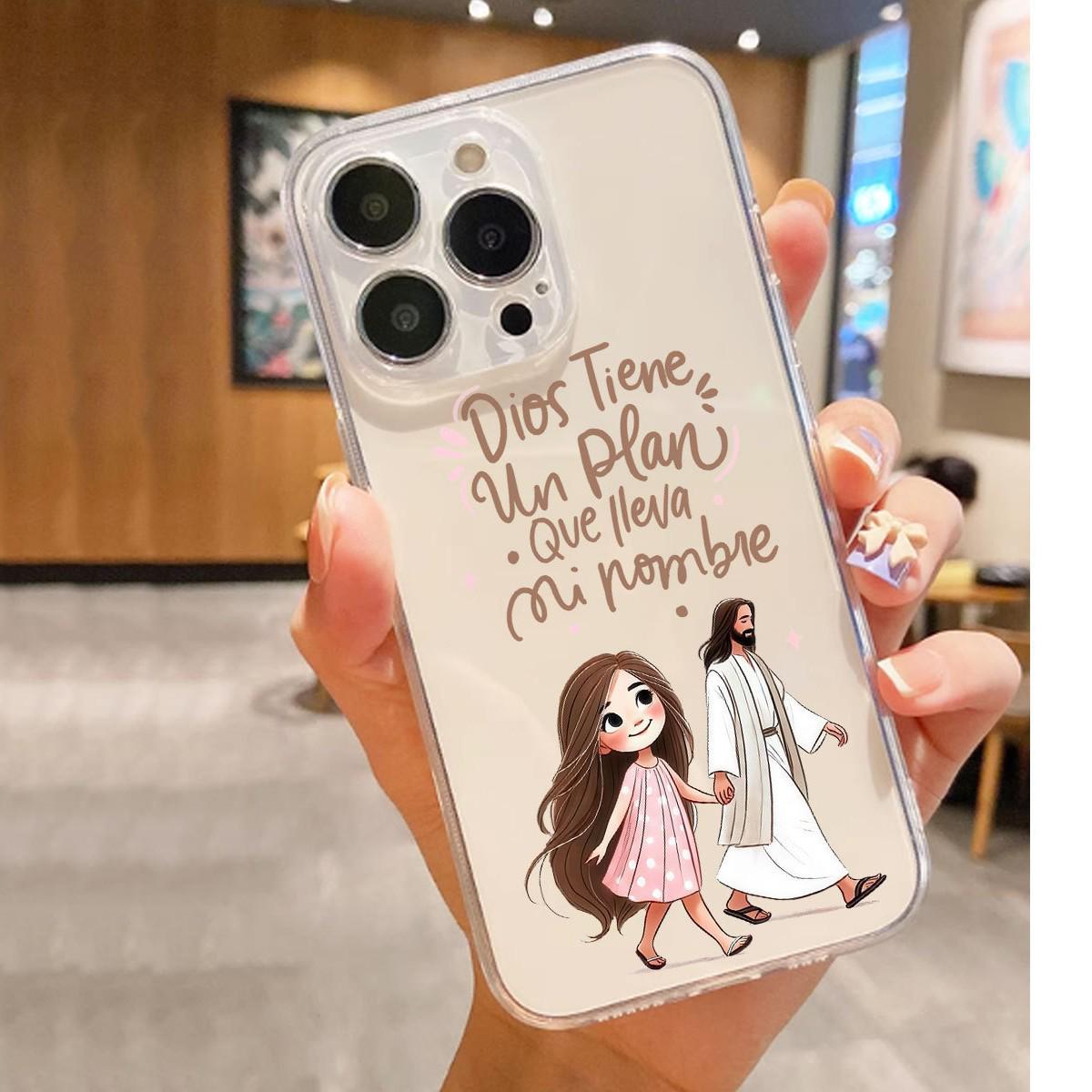 Father-Daughter Anti-Drop Clear Case for iPhone 14/15/16/17 Pro Max iPhone 12 Mini