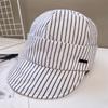 Korean Strip Baseball Cap Classic Newsboy Hats Ins Striped Peaked Caps  Women