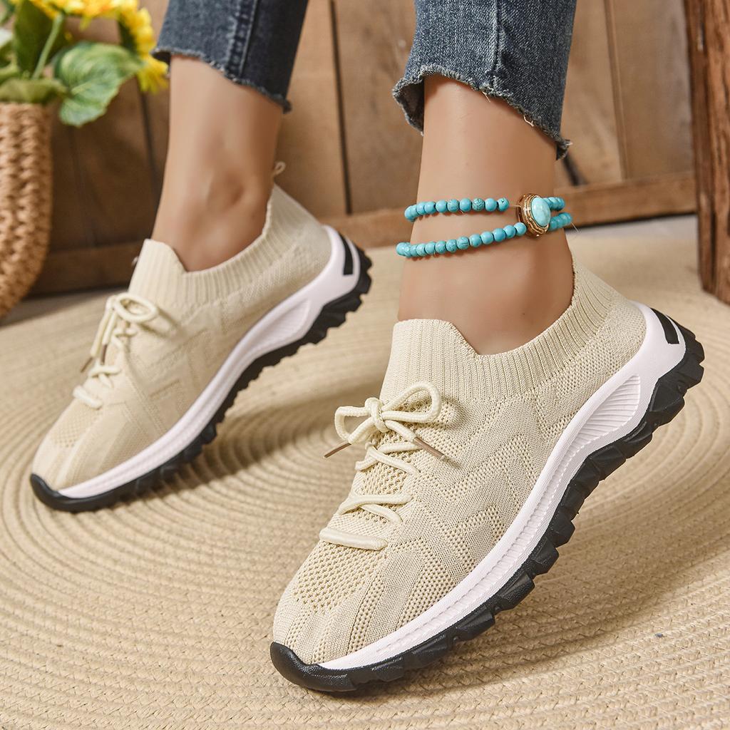 Jinjiang new casual shoes women's breathable couple large size Korean version fly-woven lightweight sports shoes running shoes