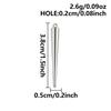 6pcs Mix Goth Punk Charm Stereoscopic Cone Pendant Stainless Steel Charms For Jewelry Making Supplies Handmade Earrings Necklace