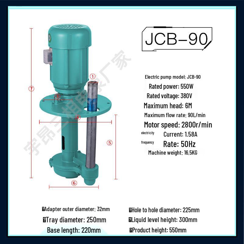 Trójfazowa elektryczna pompa oleju i wody do frezarek i tokarek - Model 120