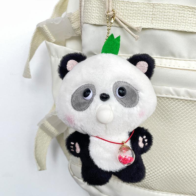 

Charming Bubble Blowing Panda Plush Toy Ideal For Stress Relief And Decoration Bottle