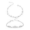 Star Chain Bracelet Minimalist Star Beads Bracelet Multi Strand Chain Link Charm Dainty Bracelet Simple Jewelry Gift for Teens Women