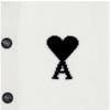 Ami Big Heart Logo Intarsia Cardigan Model  Ukc368 018 151