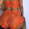 Sexy Bra Two-Piece Set Full Lace Fun Lingerie Sexy Tube Top Shorts Sexy Lingerie