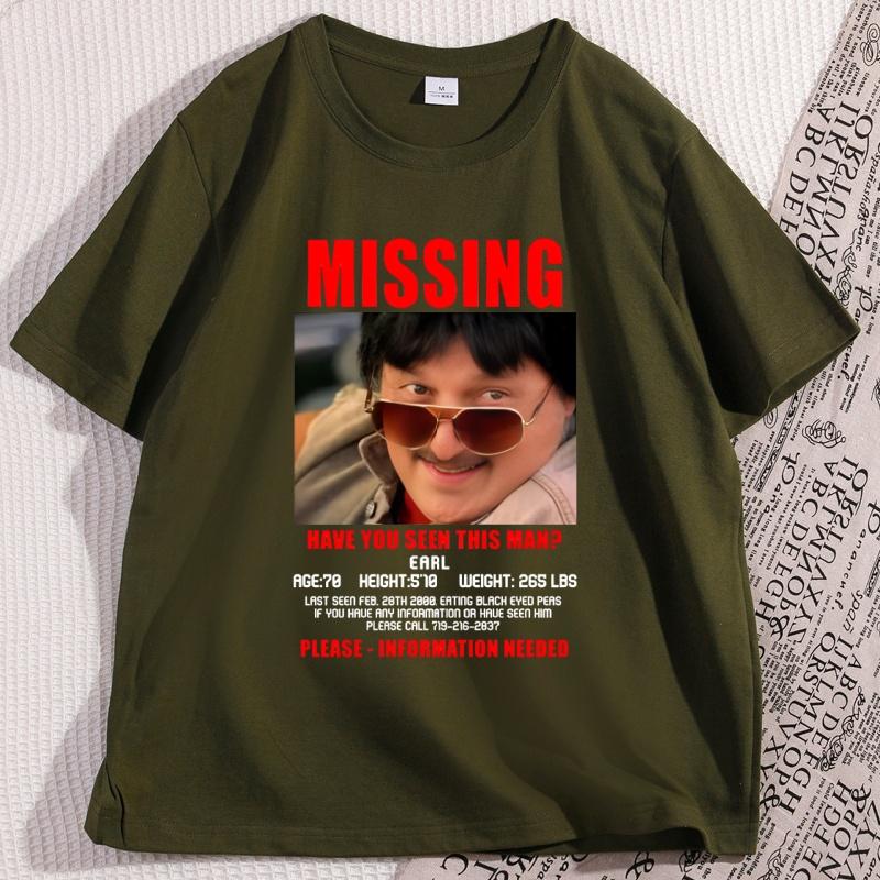 My Name Is Earl T Shirt For Unisex Cotton Short Sleeve Round Neck Printed Tshirt High Quality Unisexs Clothing Streetwear Tshirts
