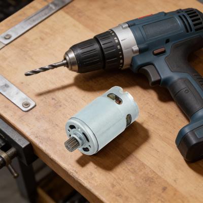 Se incluye 1 unidad de Motor de Taladro Eléctrico de 12 V Como Tamaño de la Imagen