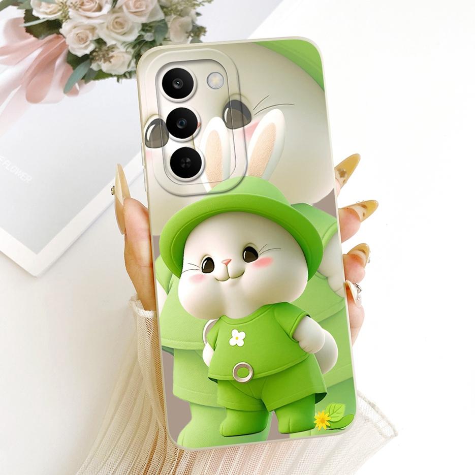 For Realme C83 5G Case Realme P4 Lite 5G RMX5261 Cute Rabbit Cartoon Cover Soft Silicone Case For Realme C100 5G RealmeC83 Shell