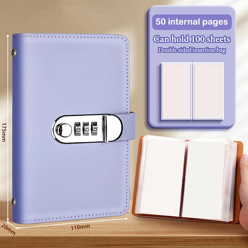 Banknote Storage Book Made Of Pu Material, Can Hold 100 Banknotes, With Banknote Pos, Stamps, Bank Card Storage Book