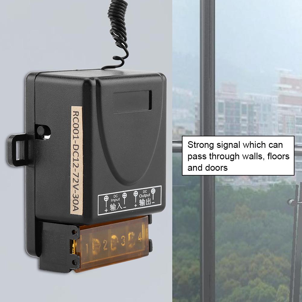 3000W Wireless Relay One way Remote Control   Receiver   Transmitter (AC80-250V)