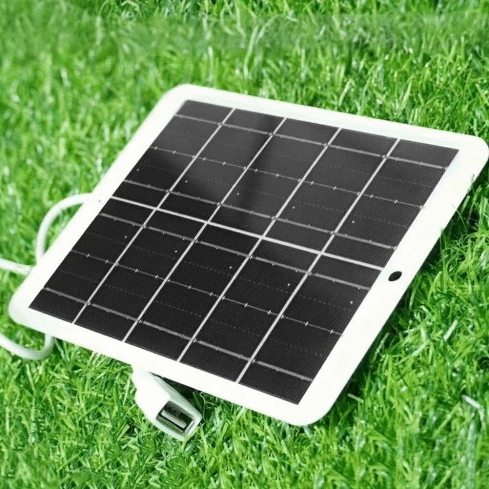 2W/4W/6W/8W Solar Panel Charger 5V Outdoor Solar Charger USB Solar Charger Panel Electric Fan