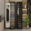 High-tech Ozone Intelligent Rotatable Shoe Cabinet 360° Home Storage Shoe Rack High Cylindrical Shoe Cabinet Entrance Furniture