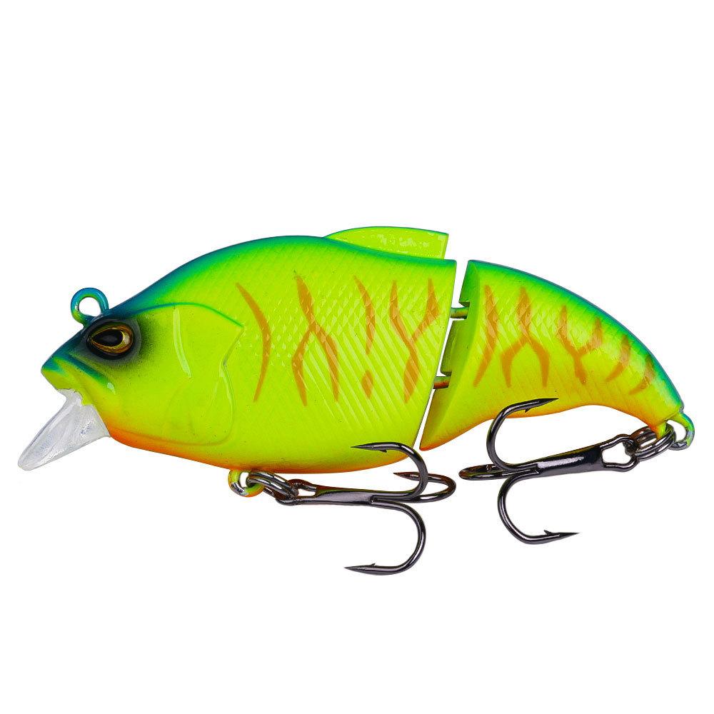 Lure Bait Full Water Layer Simulation Double Joint FishVIB7.5cm12g6No. Hook Long Casting Bass Carp Topmouth Culter Artificial Ba