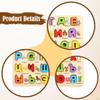 Russian Alphabet Animal Puzzle Learning Toy Matching Game Sorting Blocks Board for