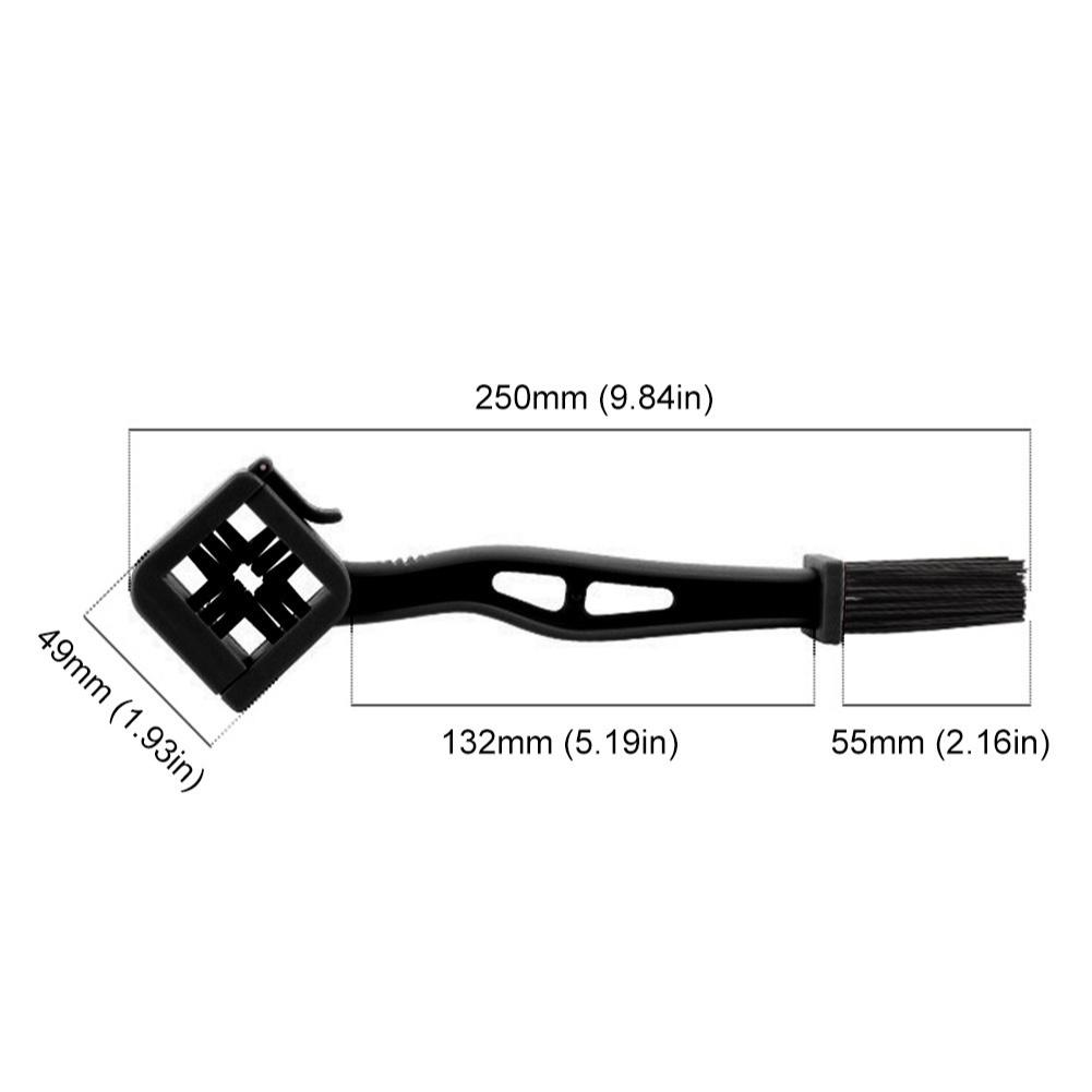Universal Bicycle Chain Oil Elastic Plastic Storage Box Splash-proof Chain Cleaning Tools with Brush Chain Scrubber Tools